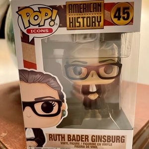 NWT Funko Pop Ruth Bader Ginsberg 45 Vinyl Figure
